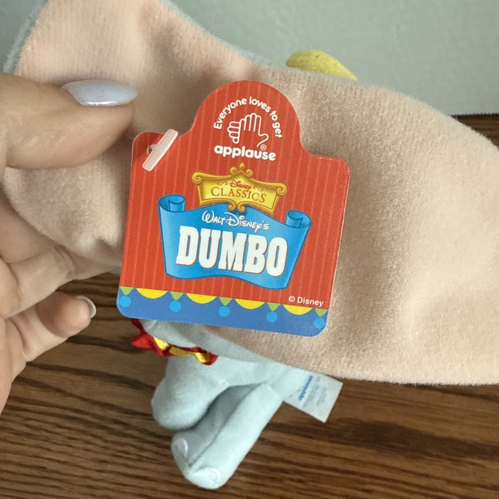 Disney Dumbo Vintage Plush by Applause 9" stuffed animal toy Elephant - Picture 3 of 4